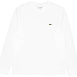Long Sleeved Cotton T-shirt White