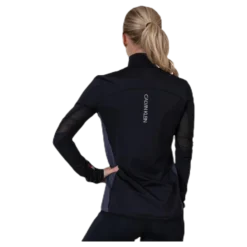 Long Sleeve 1/2 Zip Top Black