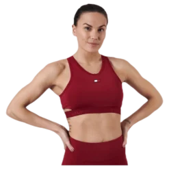 Low Support Removable Pads Bra Red