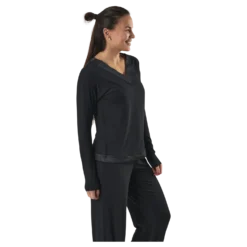 L/S V-Neck Black