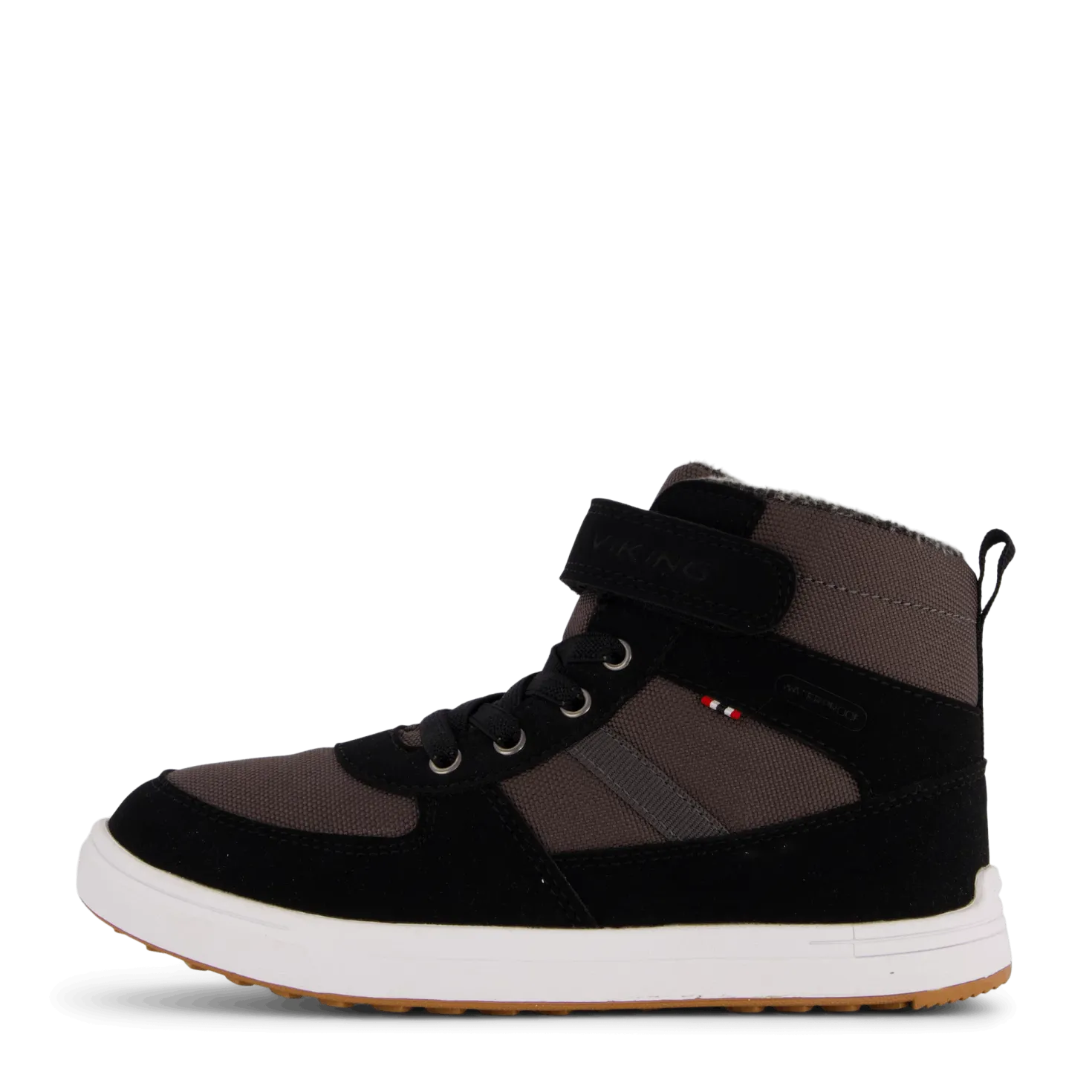 Lucas Mid WP Warm Jr Black/Charcoal