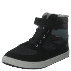 Lucas Mid WP Warm Jr Black/Grey