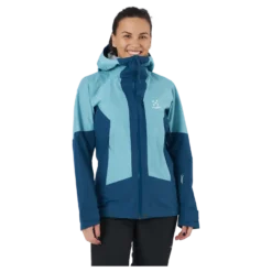 Lumi Jacket Women Dark Ocean/frost Blue