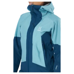 Lumi Jacket Women Dark Ocean/frost Blue