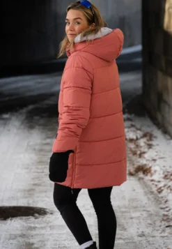 Lumi Padded Zip Jacket Dusty Cedar