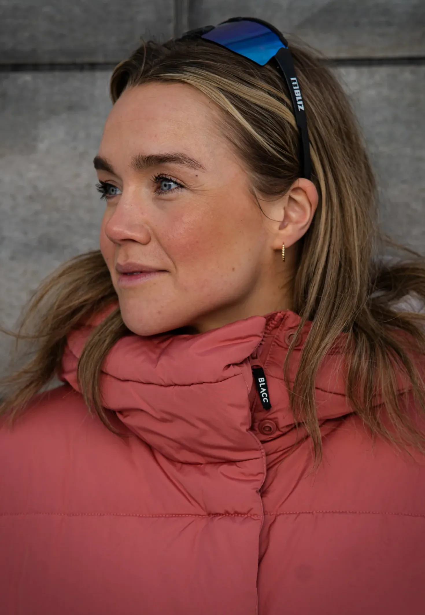 Lumi Padded Zip Jacket Dusty Cedar