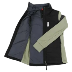 Madrid Girls Hybrid Jacket Black/Green