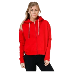 Malaga Zip Hood Red