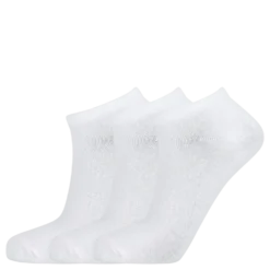 Mallorca 3-Pack Socks Low Cut White