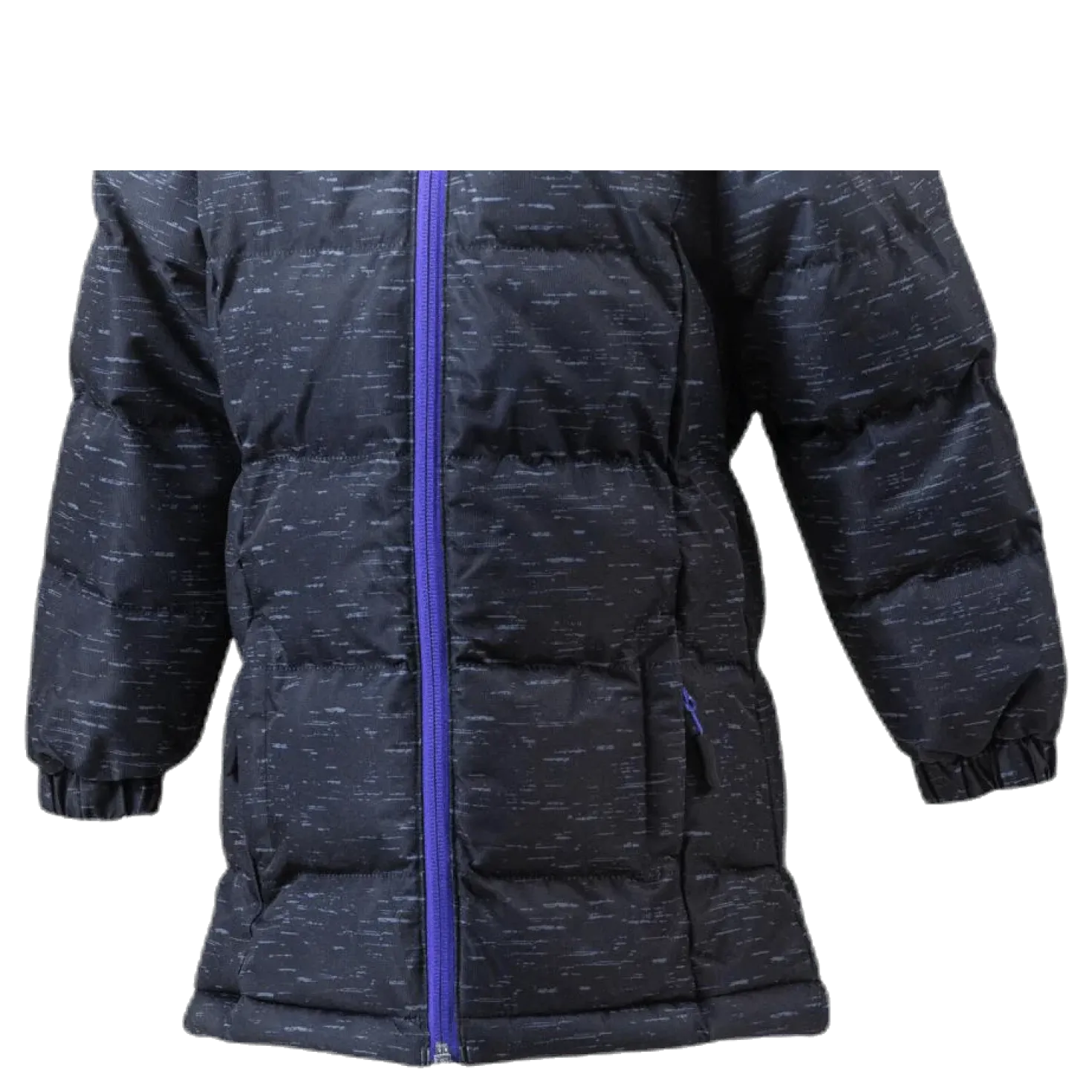 Mariel Girls Long Melange Pro-lite Jacket Black