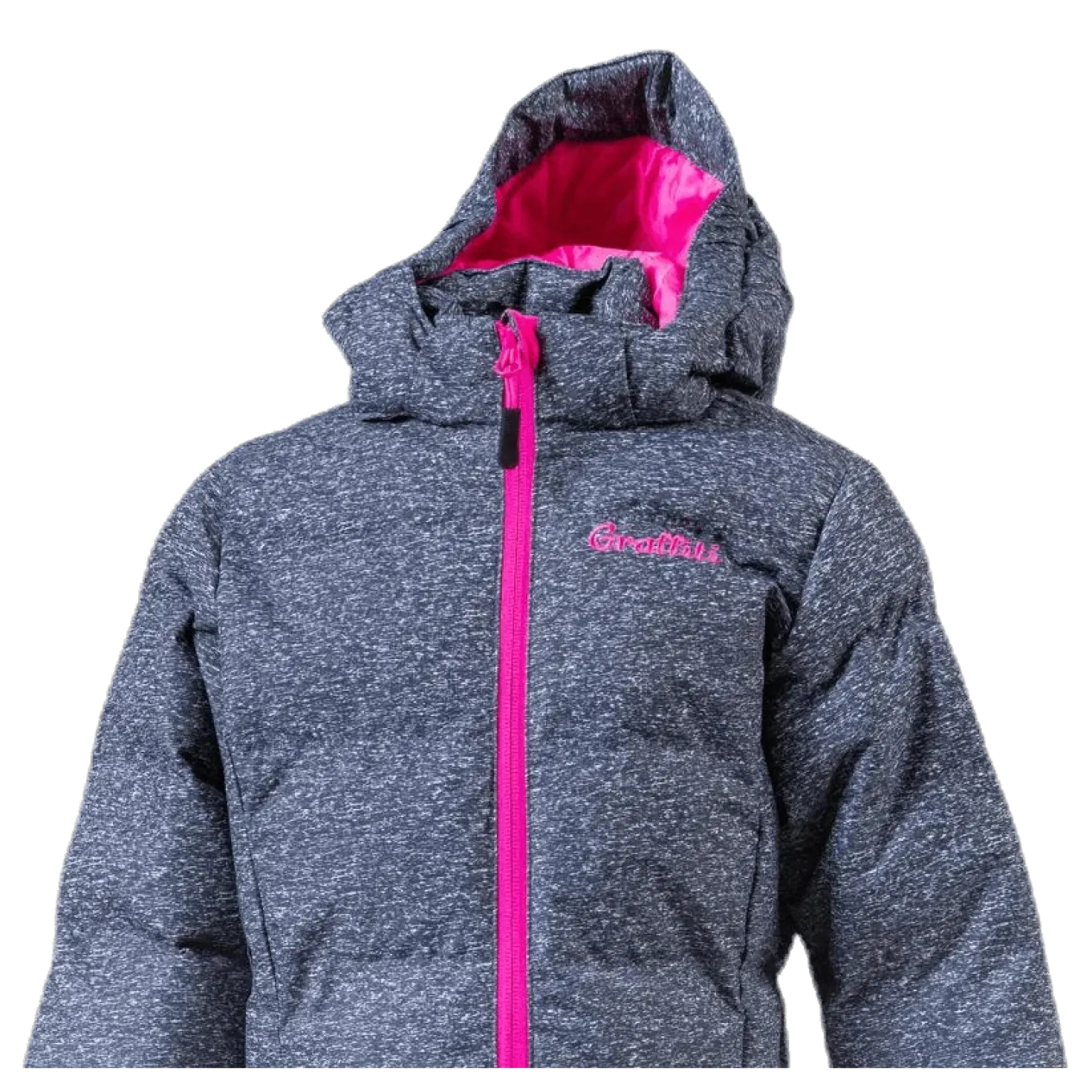 Mariel Girls Long Melange Pro-lite Jacket Pink