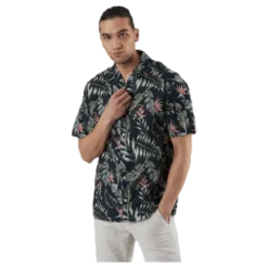 Marty Organic Shirt Ss Blue