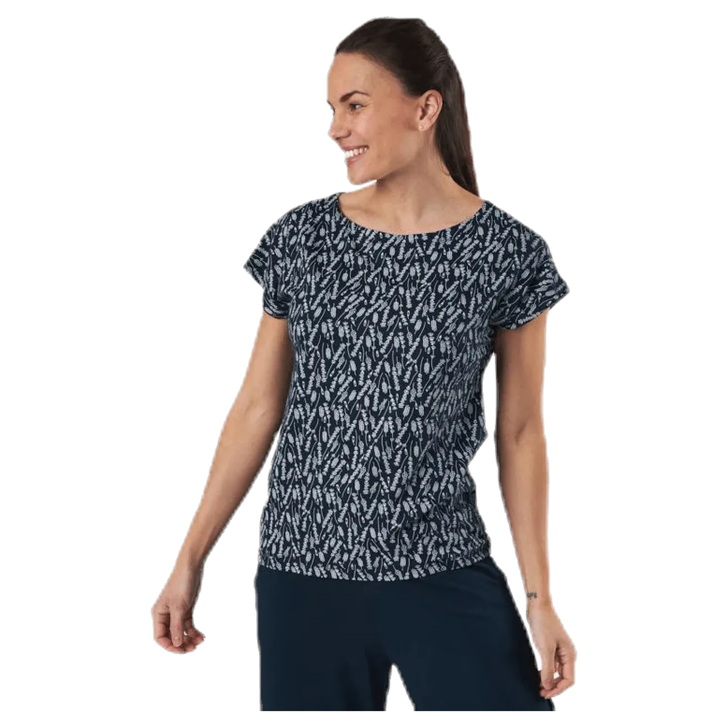 Melanie Capsleeve Blue/Patterned