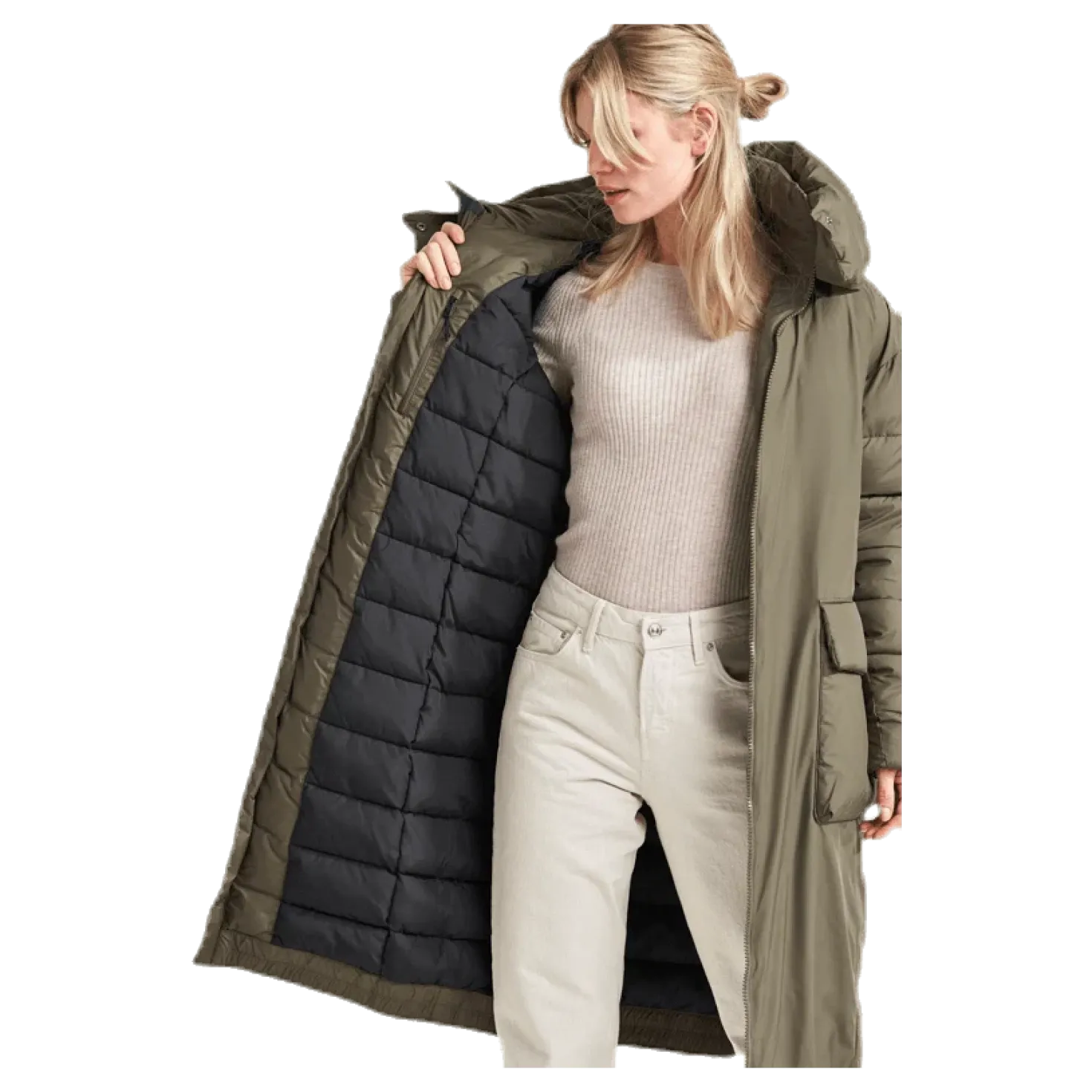 Melina Puff Coat Green