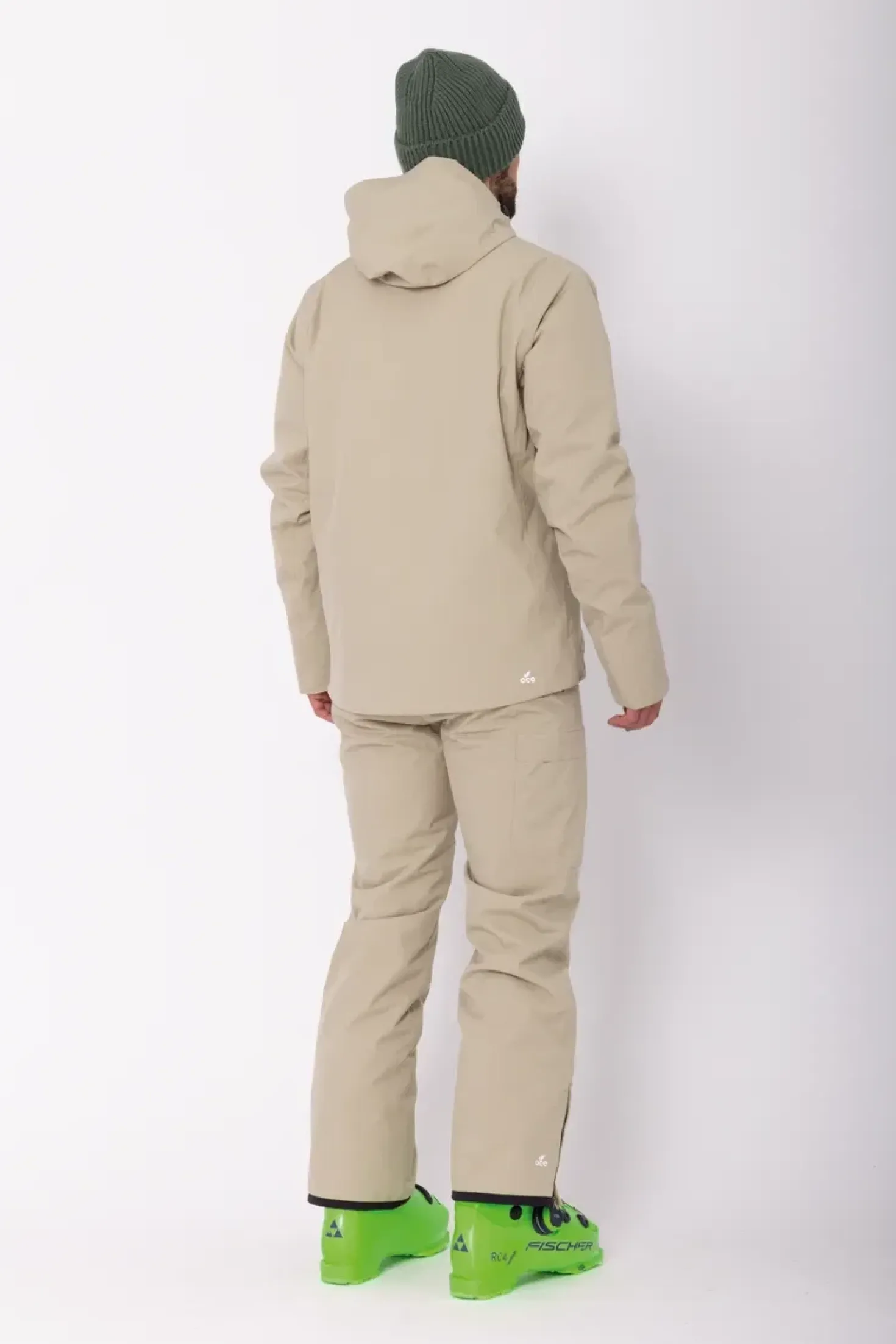 Men’S Light Padded Ski Jacket Kabo Sand
