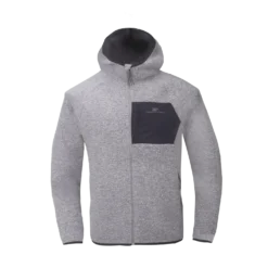 Men’S Wool Pile Hoodie Skord Grey