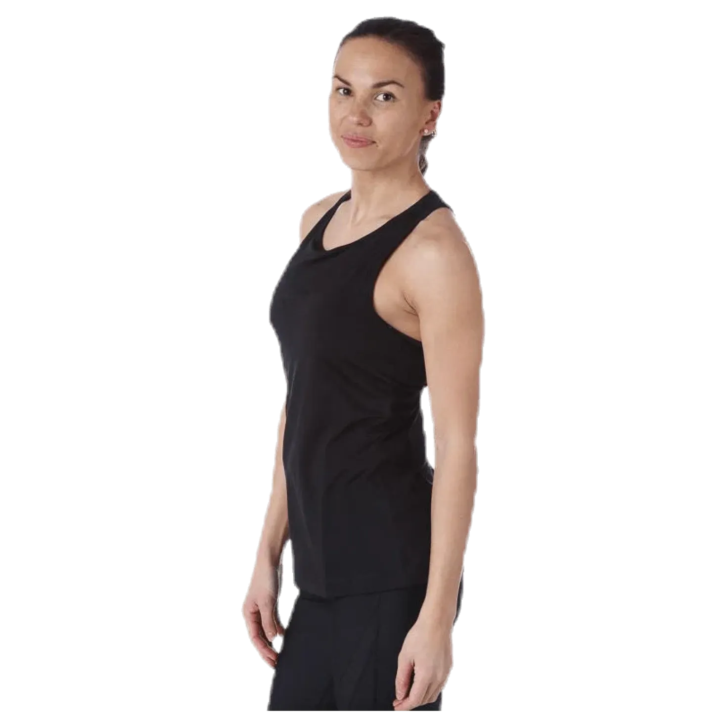 Mesh Insert Racerback Black