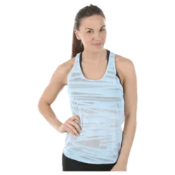 Mesh It Up Layer Tank Blue/Patterned