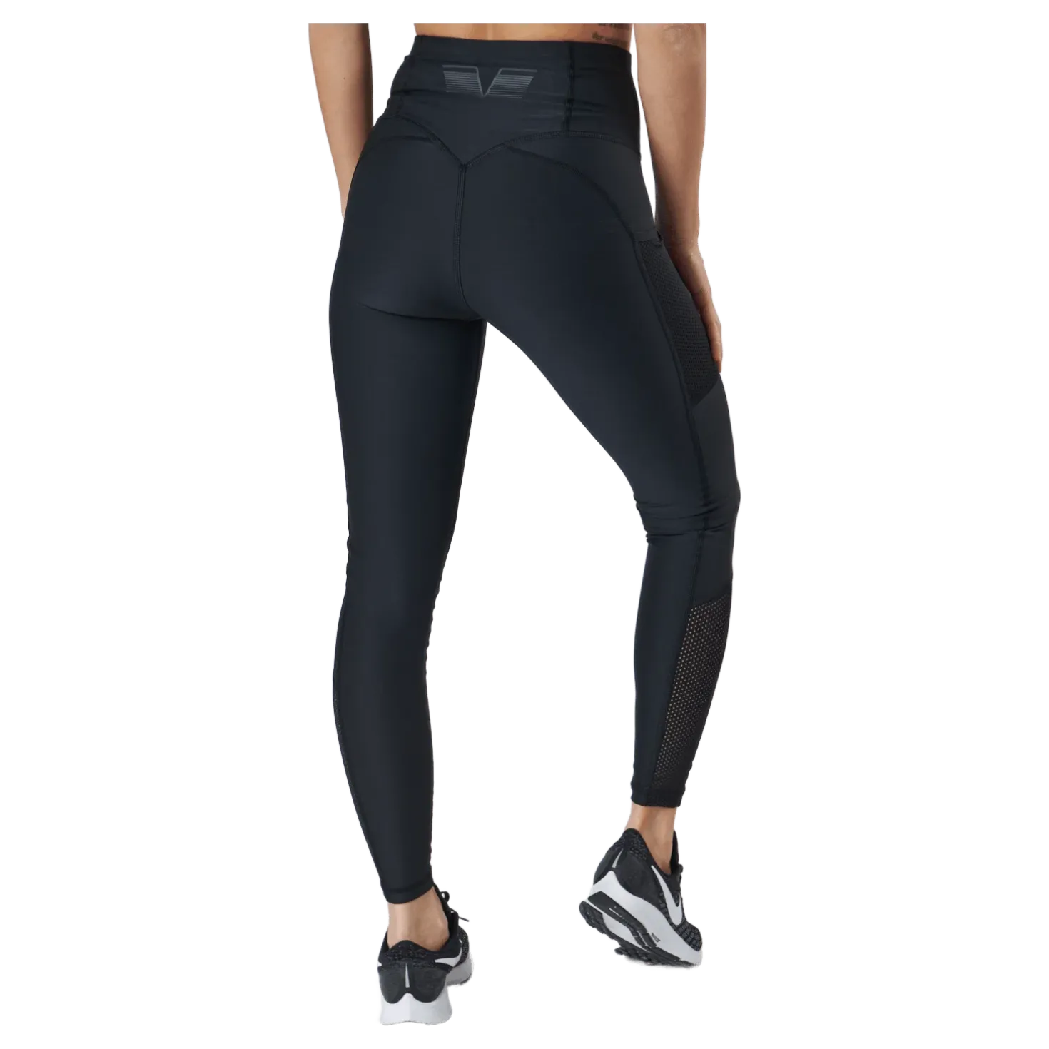 Mesh Pocket Leggings Black