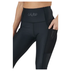 Mesh Pocket Leggings Black