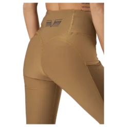 Mesh Pocket Leggings Dark Brown