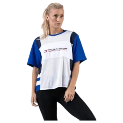 Mesh Tee Logo Blue