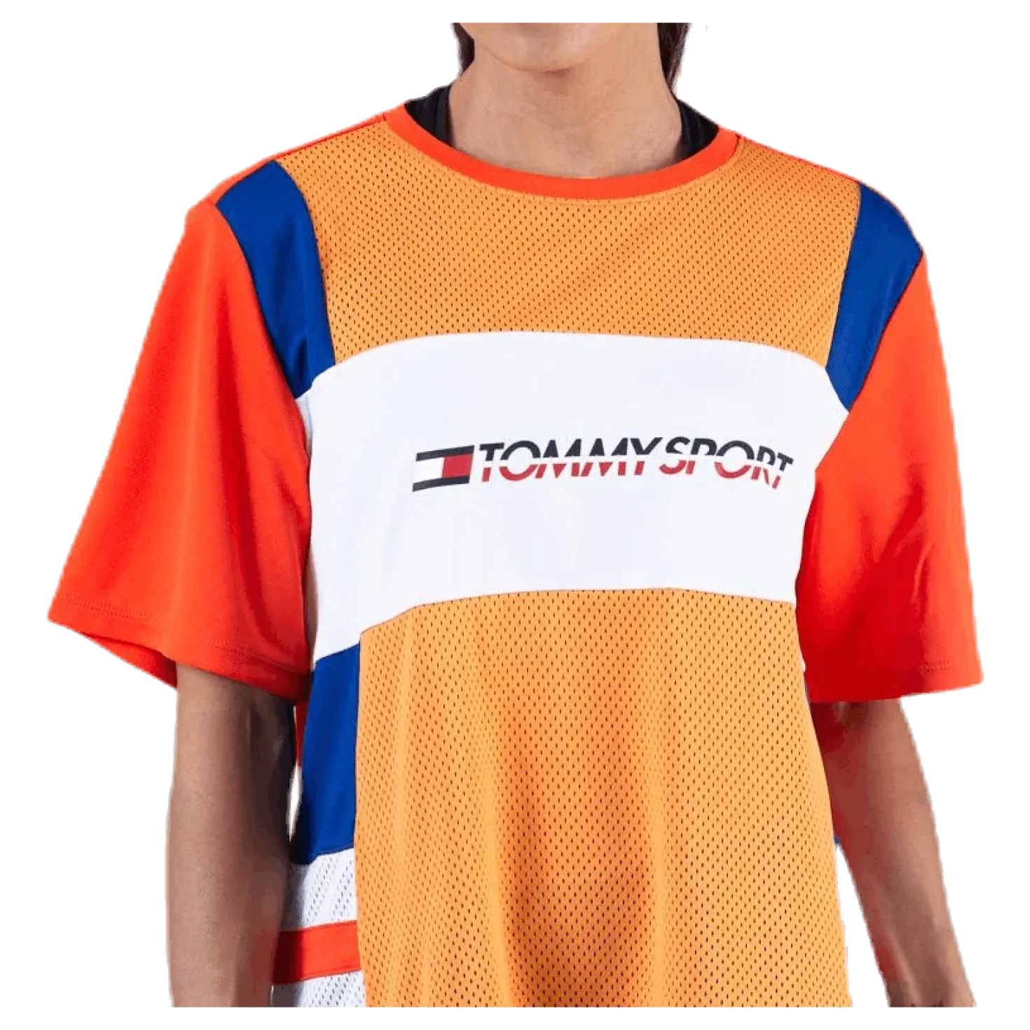 Mesh Tee Logo Patterned