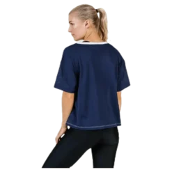 Mesh T-Shirt Panel Blue
