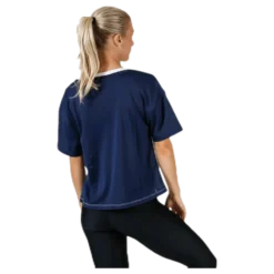 Mesh T-Shirt Panel Blue