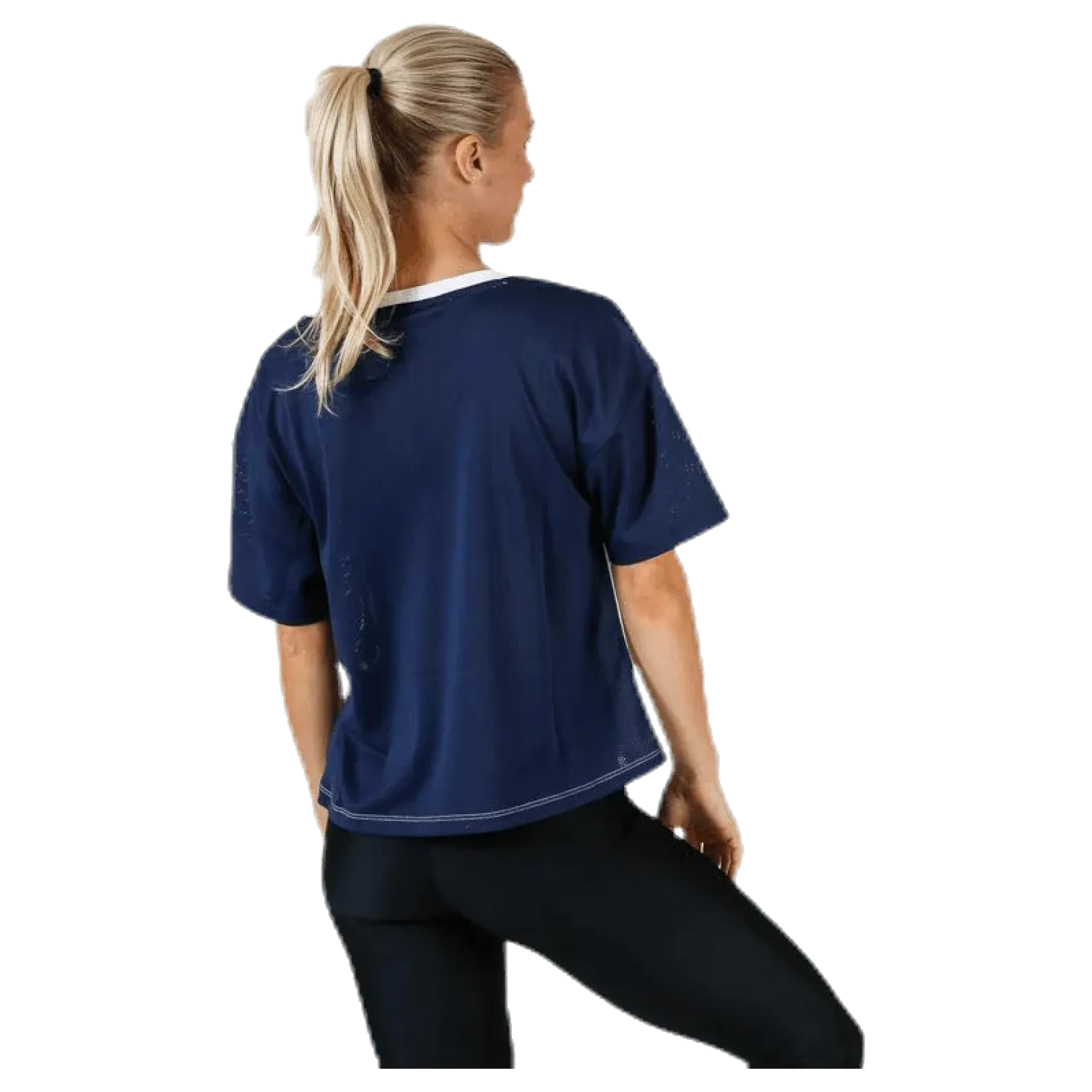 Mesh T-Shirt Panel Blue