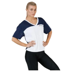 Mesh T-Shirt Panel Blue