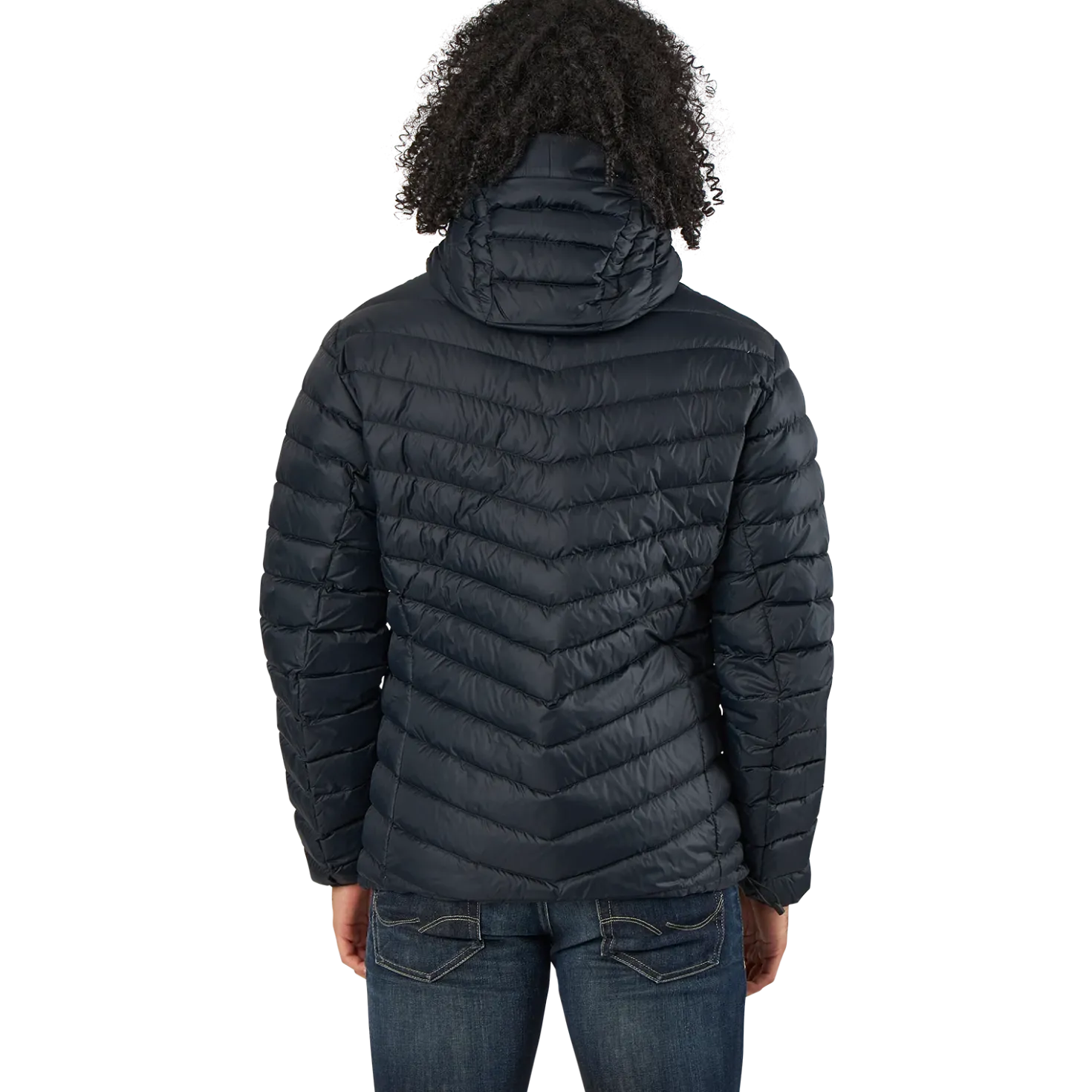 M Frost Down Hood Jacket Black
