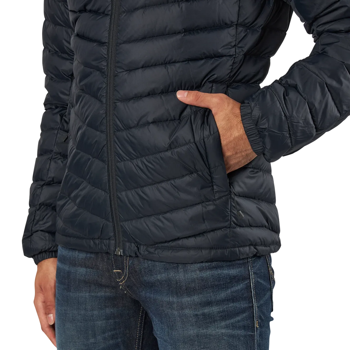 M Frost Down Hood Jacket Black