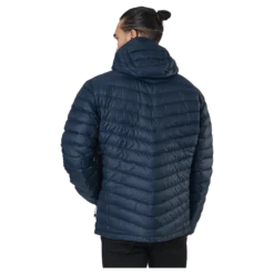 M Frost Down Hood Jacket Blue Shadow