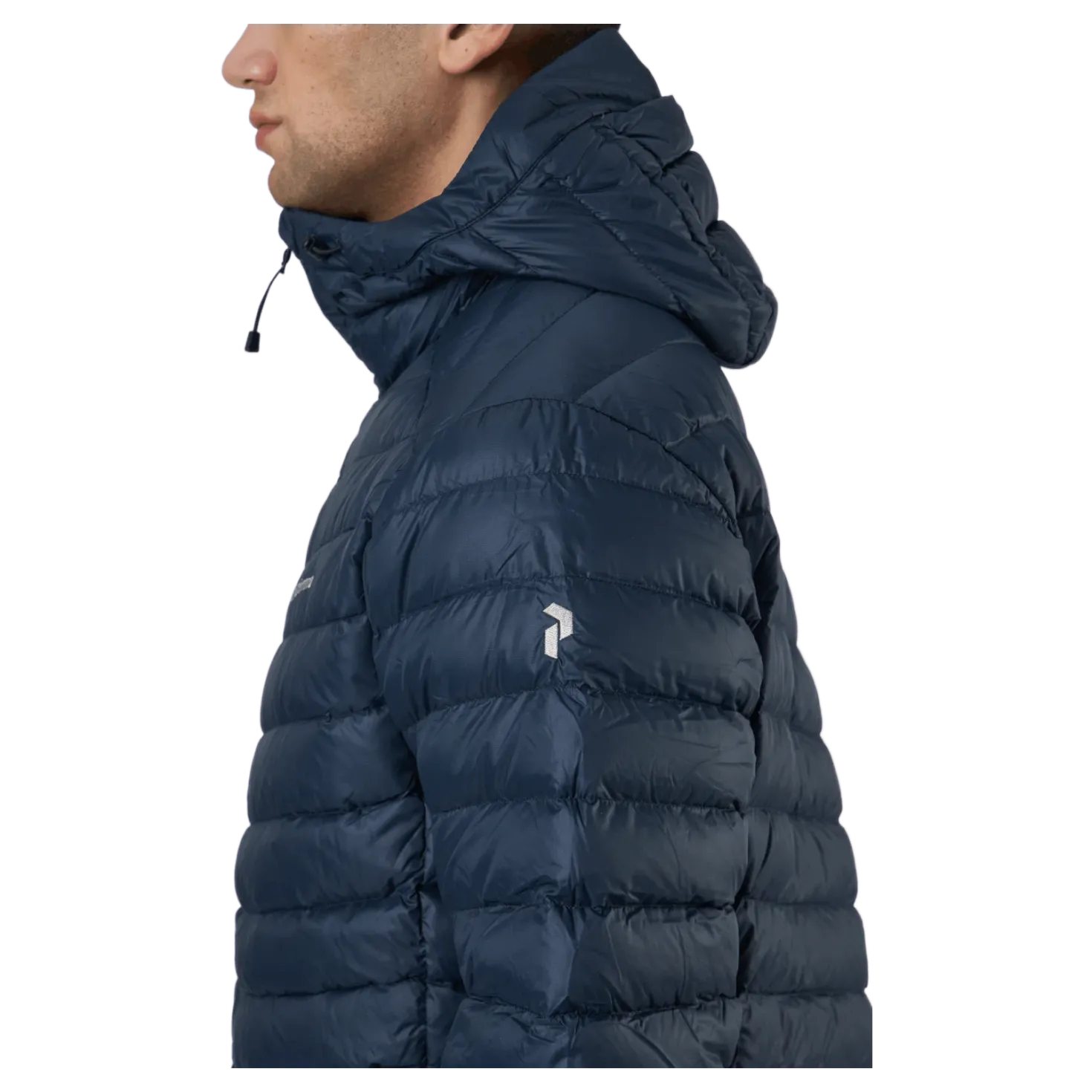 M Frost Down Hood Jacket Blue Shadow