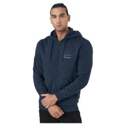 M Ground Zip Hood Blue Shadow