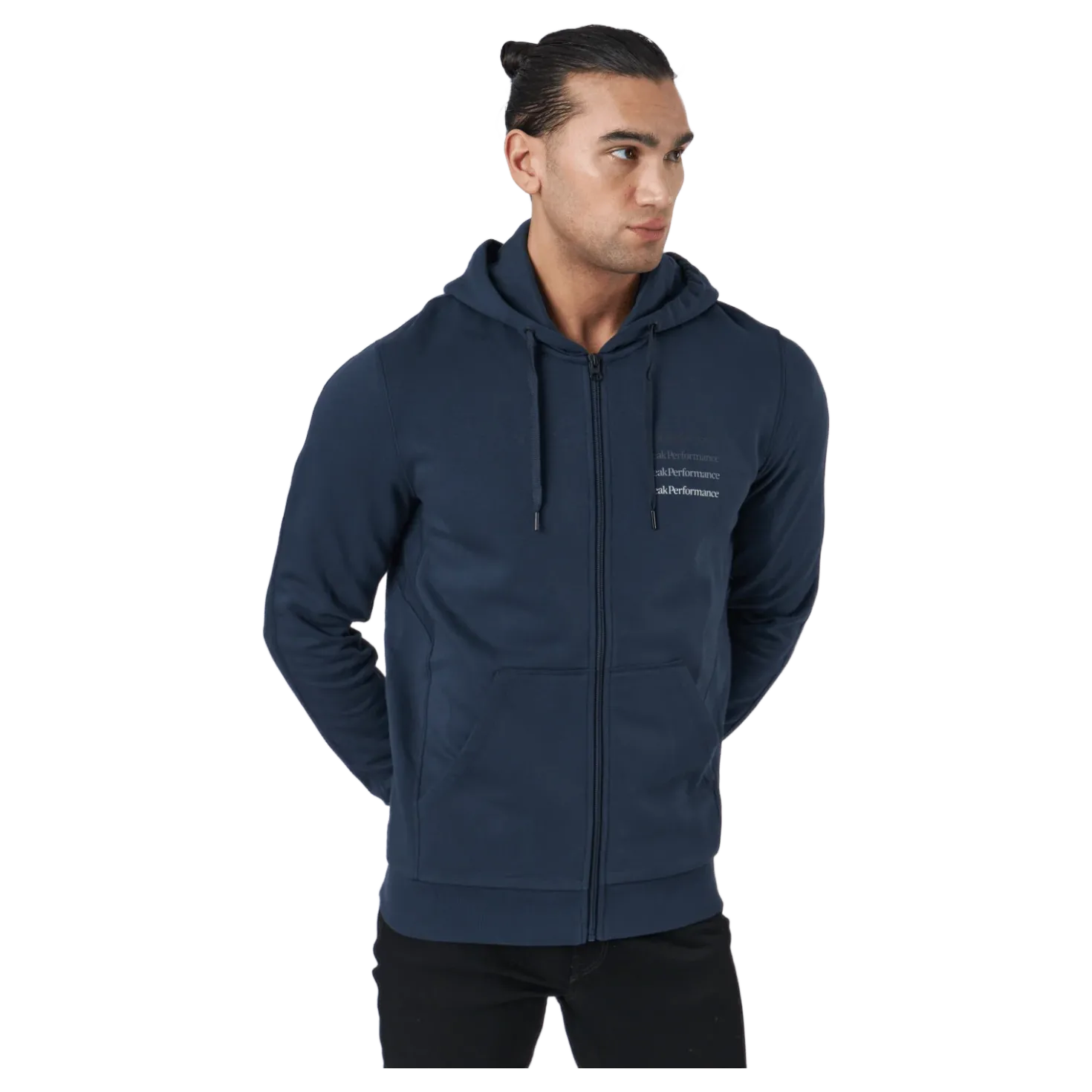 M Ground Zip Hood Blue Shadow