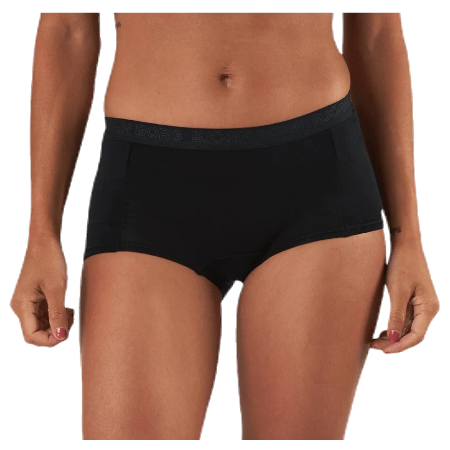 Mia Tiger Minishorts 2-Pack Black