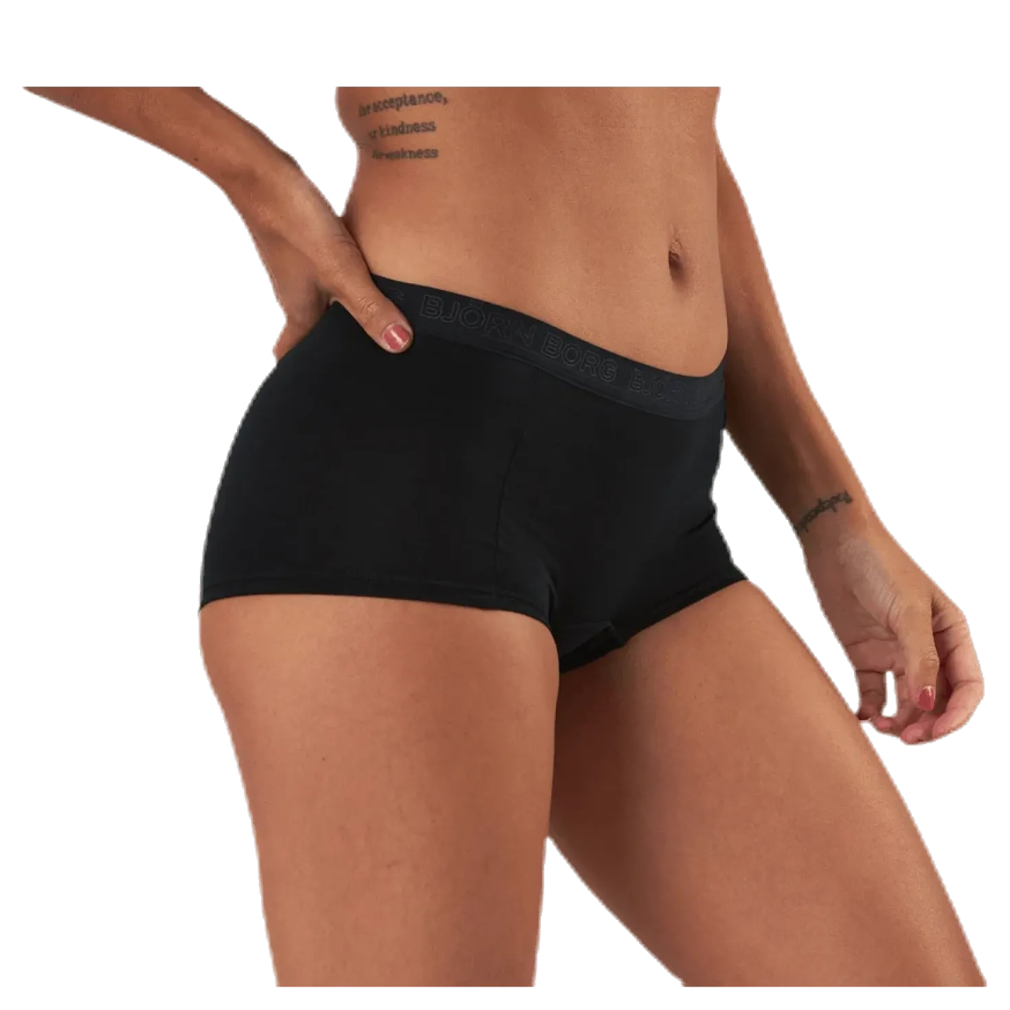 Mia Tiger Minishorts 2-Pack Black