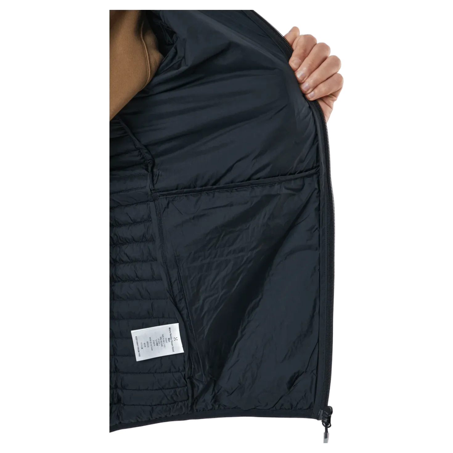 Micro Nordic Down Hood True Black