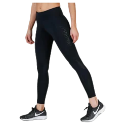 Mid-Rise Compression Tights Black