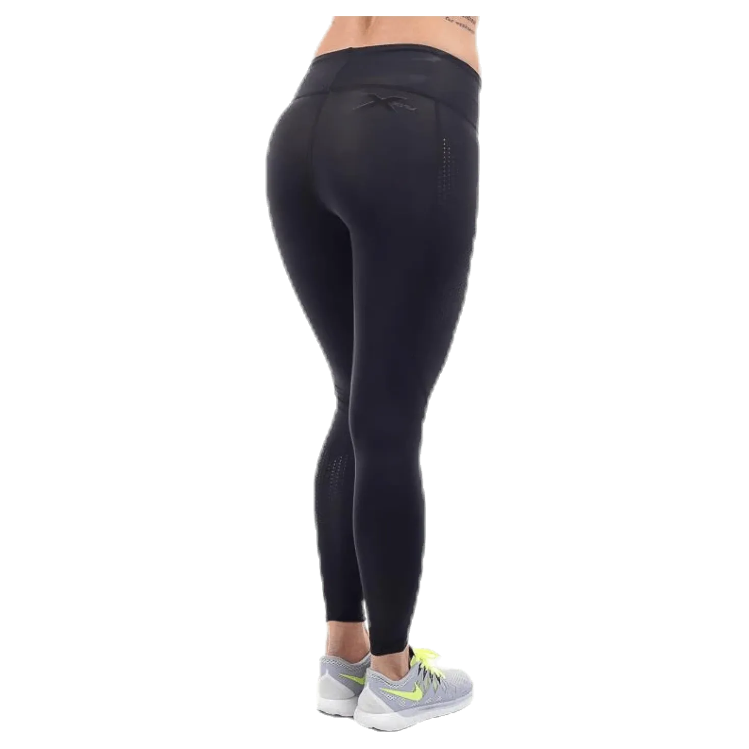 Mid-Rise Compression Tights Black