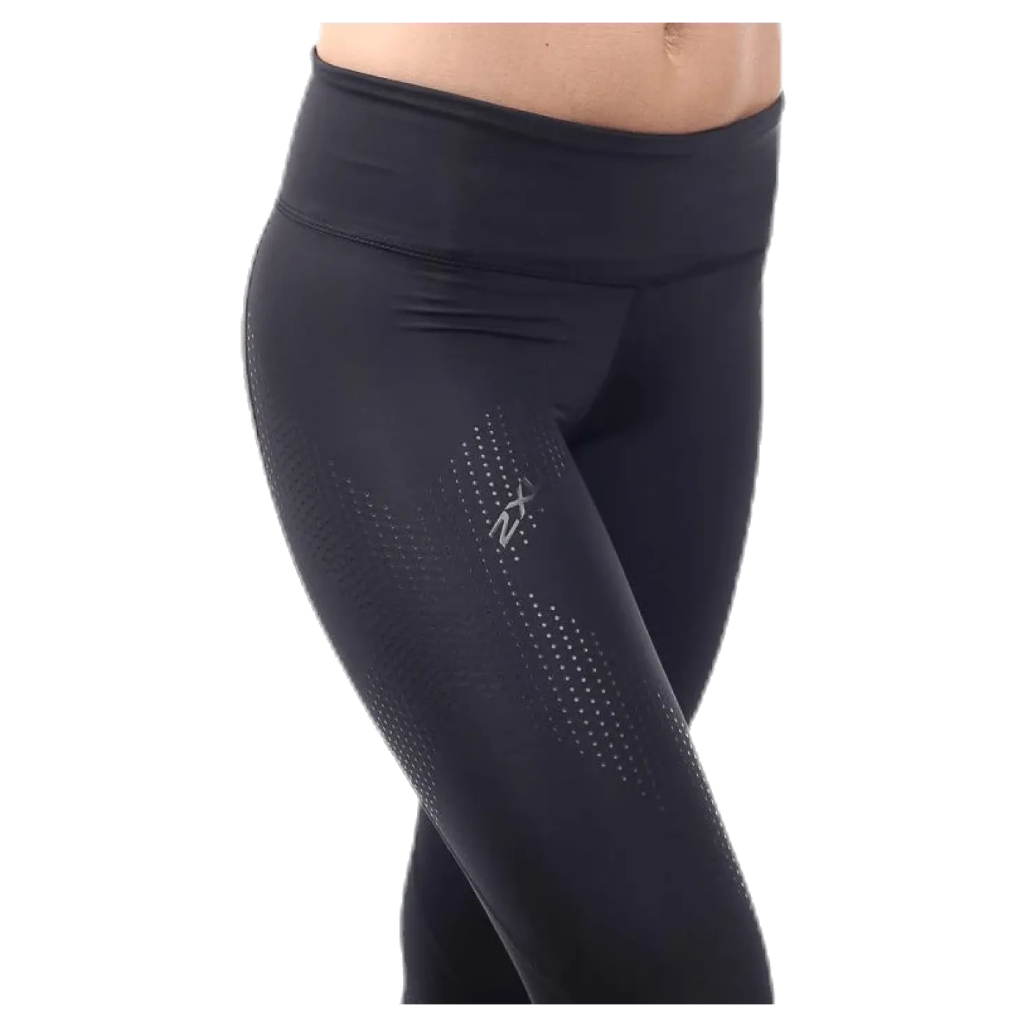 Mid-Rise Compression Tights Black
