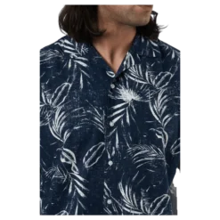 Mike Shirt Ss Plain Blue