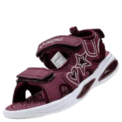 Miki Kids Lite Sandal w Lights Purple