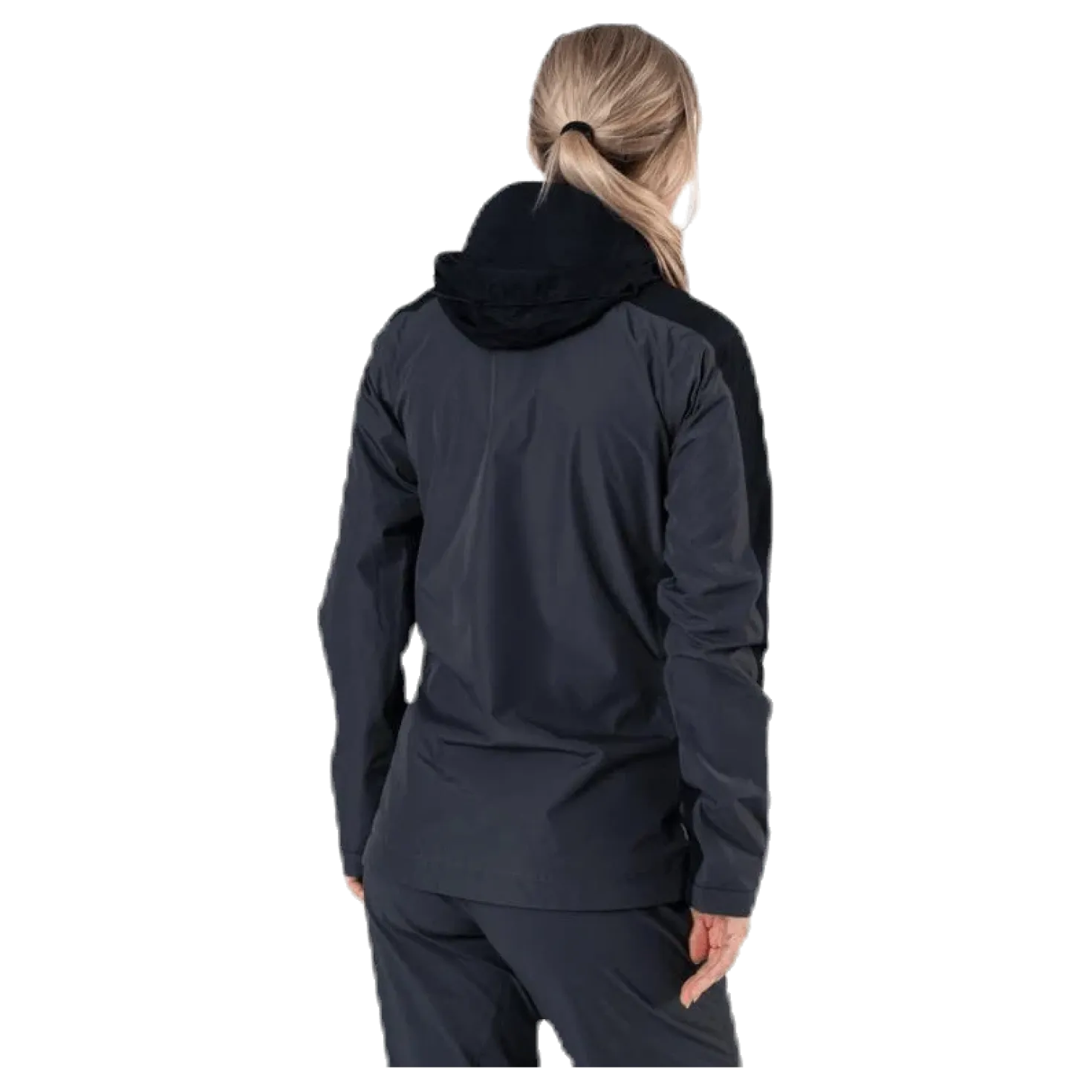 Mila Rain Jacket Black/Grey