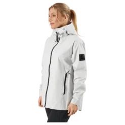 Misty Shell W Jackets Light Grey