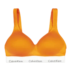 Modern Cotton Lift Bralette Orange