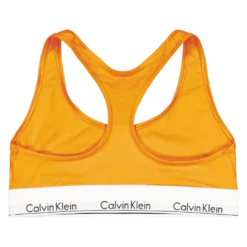 Modern Cotton Unlined Bralette Orange
