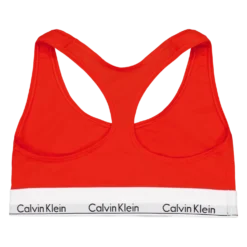 Modern Cotton Unlined Bralette Orange